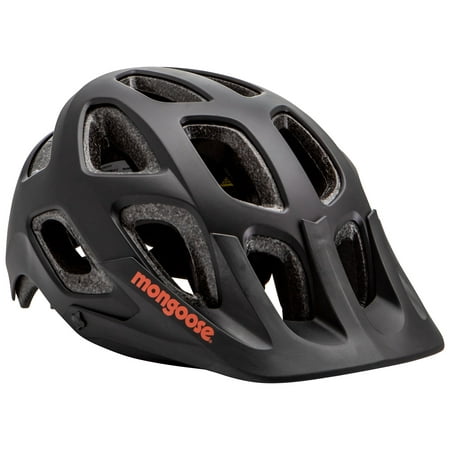 Mongoose Session Adult Bike Helmet, Black