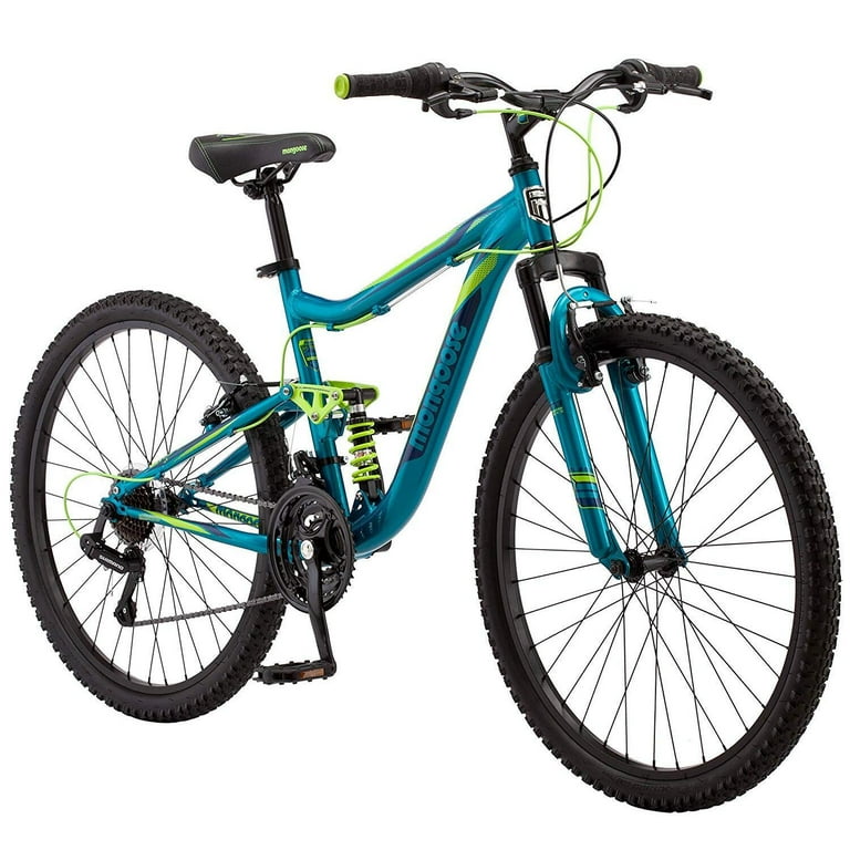 2024年最新海外 2.2 Status Mongoose Women's Teal Bicycle, Full/Suspension 自転車本体