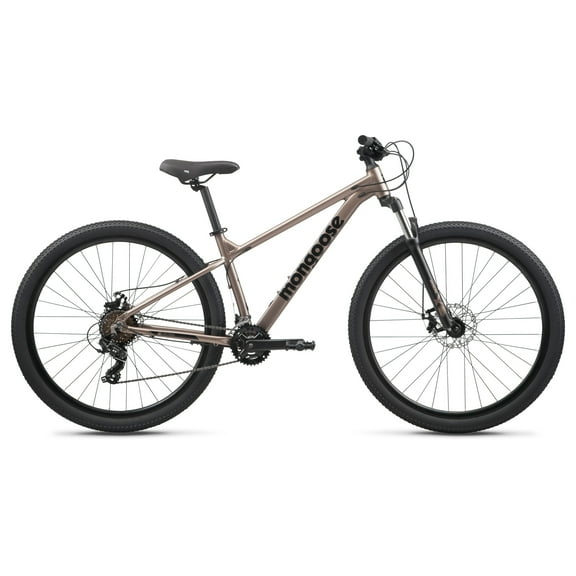 Mongoose Switchback Comp, Unisex Mountain Bike, 27.5- Inch Wheel, Small Frame, Bronze