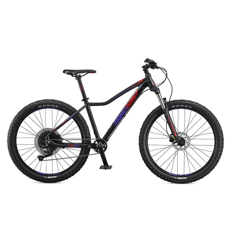 Mongoose Tyax Medium Comp Adult Unisex Mountain Bike, Black