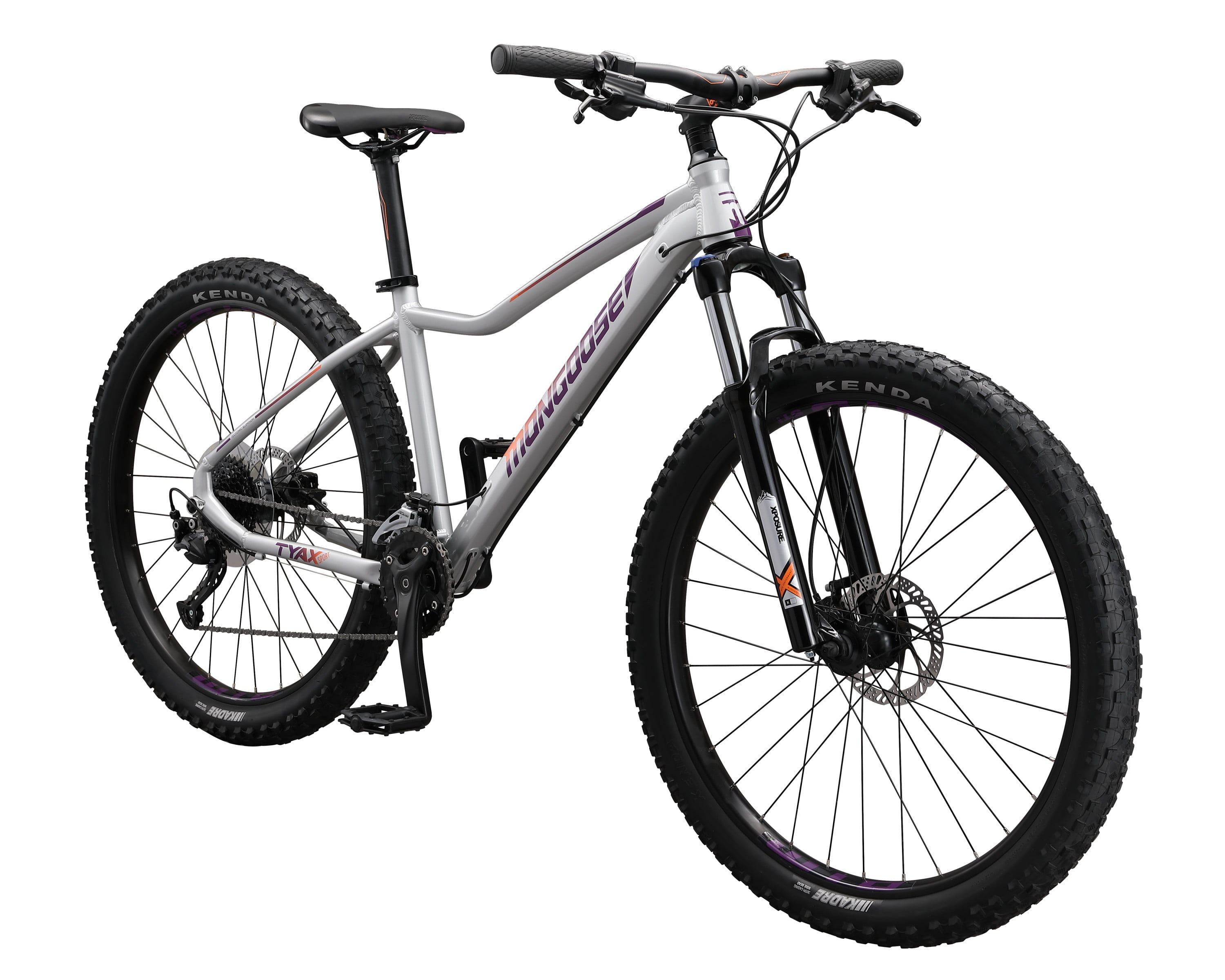 Mongoose Tyax 27.5 Medium Sport Adult Unisex 27.5-in. Mountain Bike, Gray