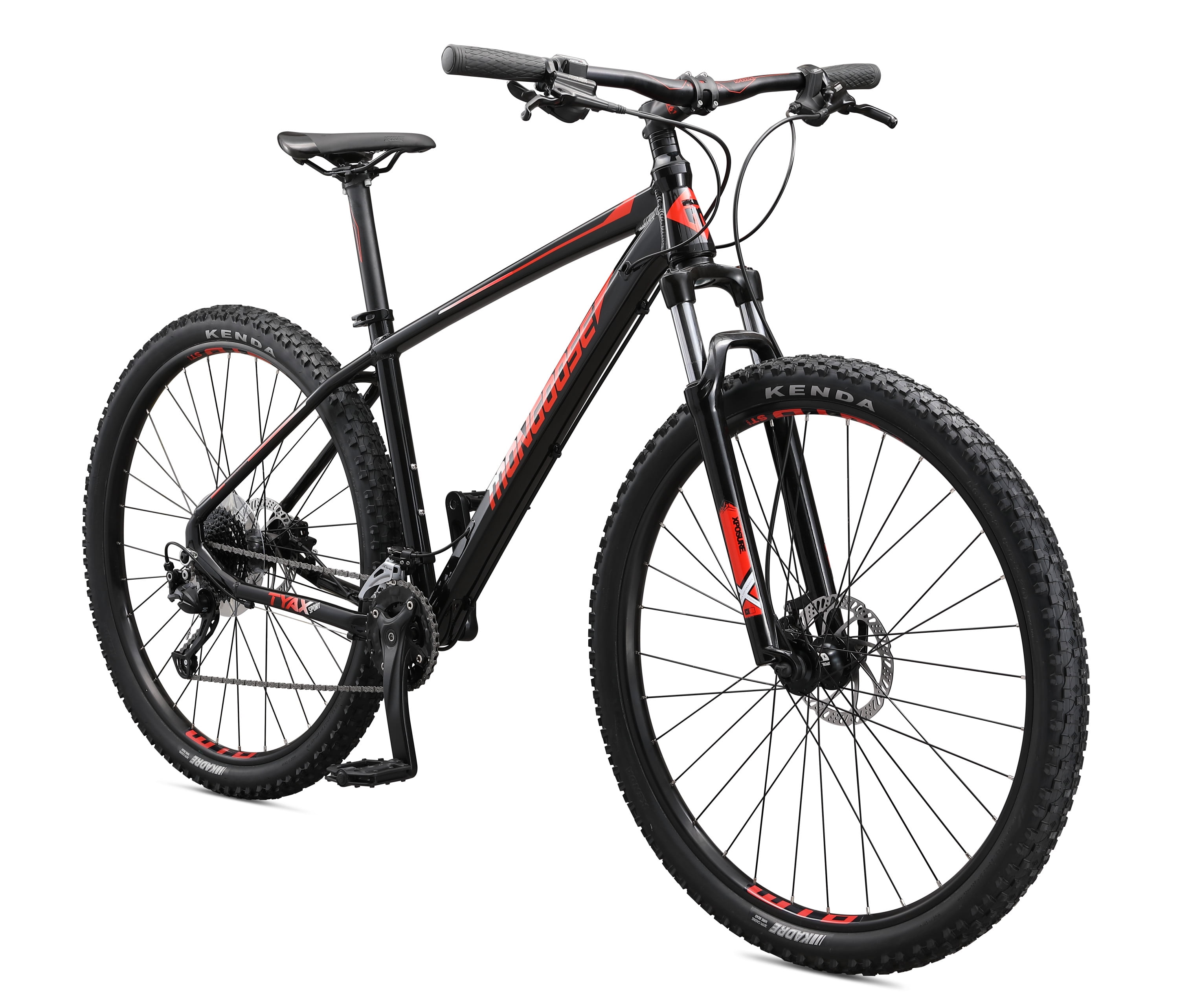 Mongoose Tyax 29 Small Sport Adult Unisex 29 in. Mountain Bike Black Walmart