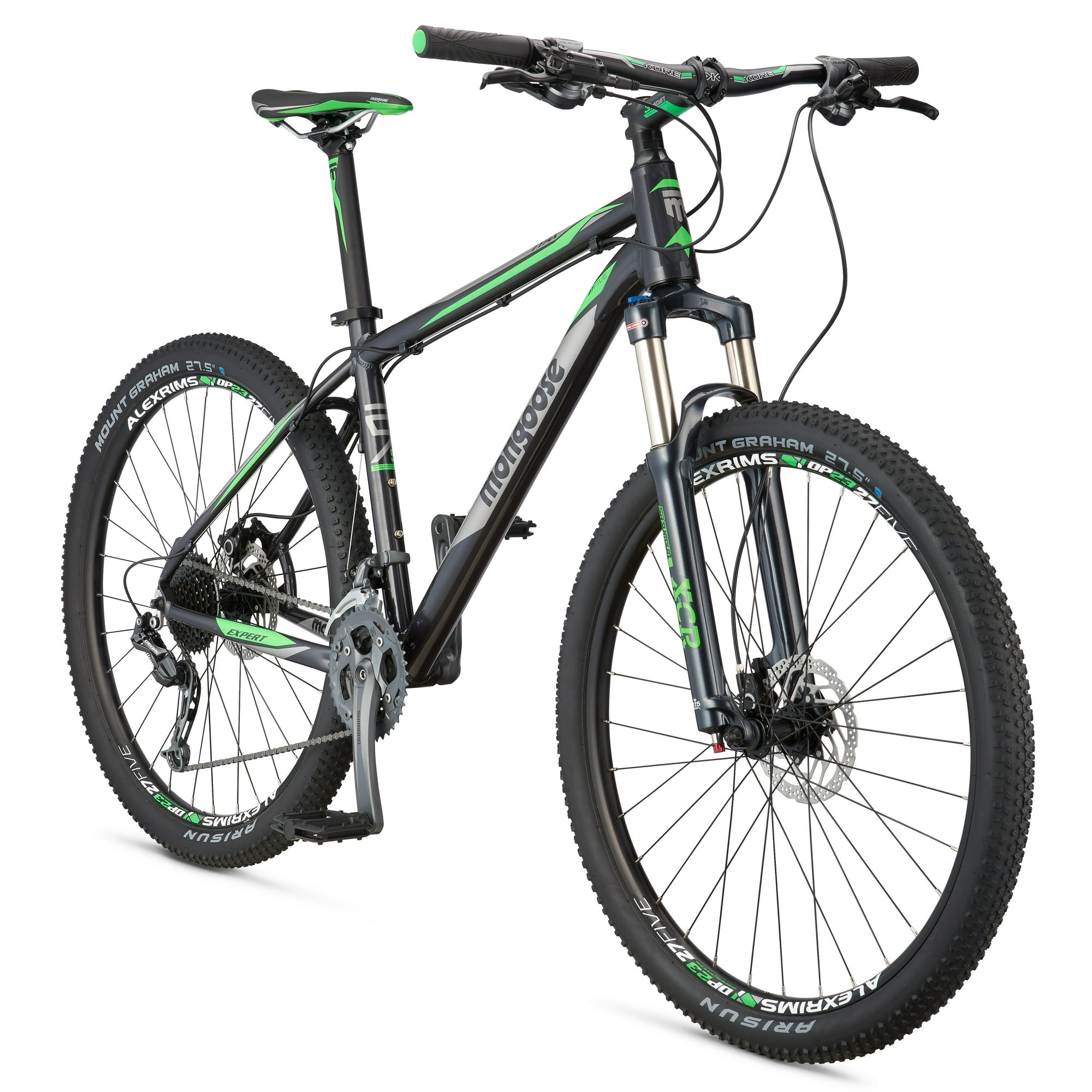 Mongoose Tyax Expert 27.5 Men's Hardtail Mountain Bike, Charcoal, Large -  Walmart.com