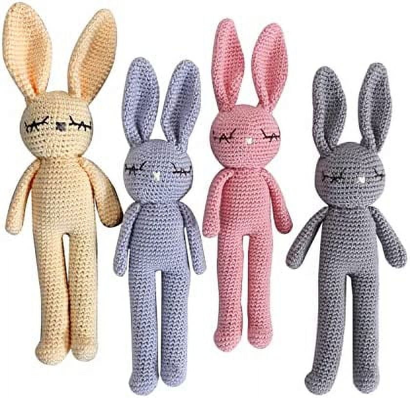 Moni's Choice Baby Stuffed Crochet Animals Easter Bunny Plush Soft ...