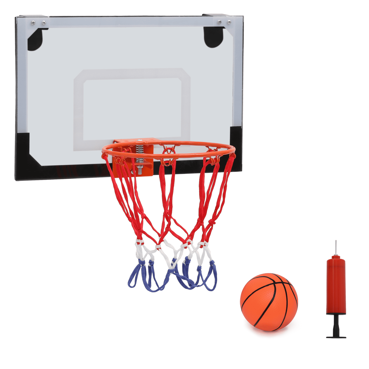 Basketball Hoop Indoor for Kids 16.5 X 12.5 - Automatic Scoring  Basketball Hoop Mini Basketball Hoop for Door with 2 Balls，Basketball Toy  for Kids