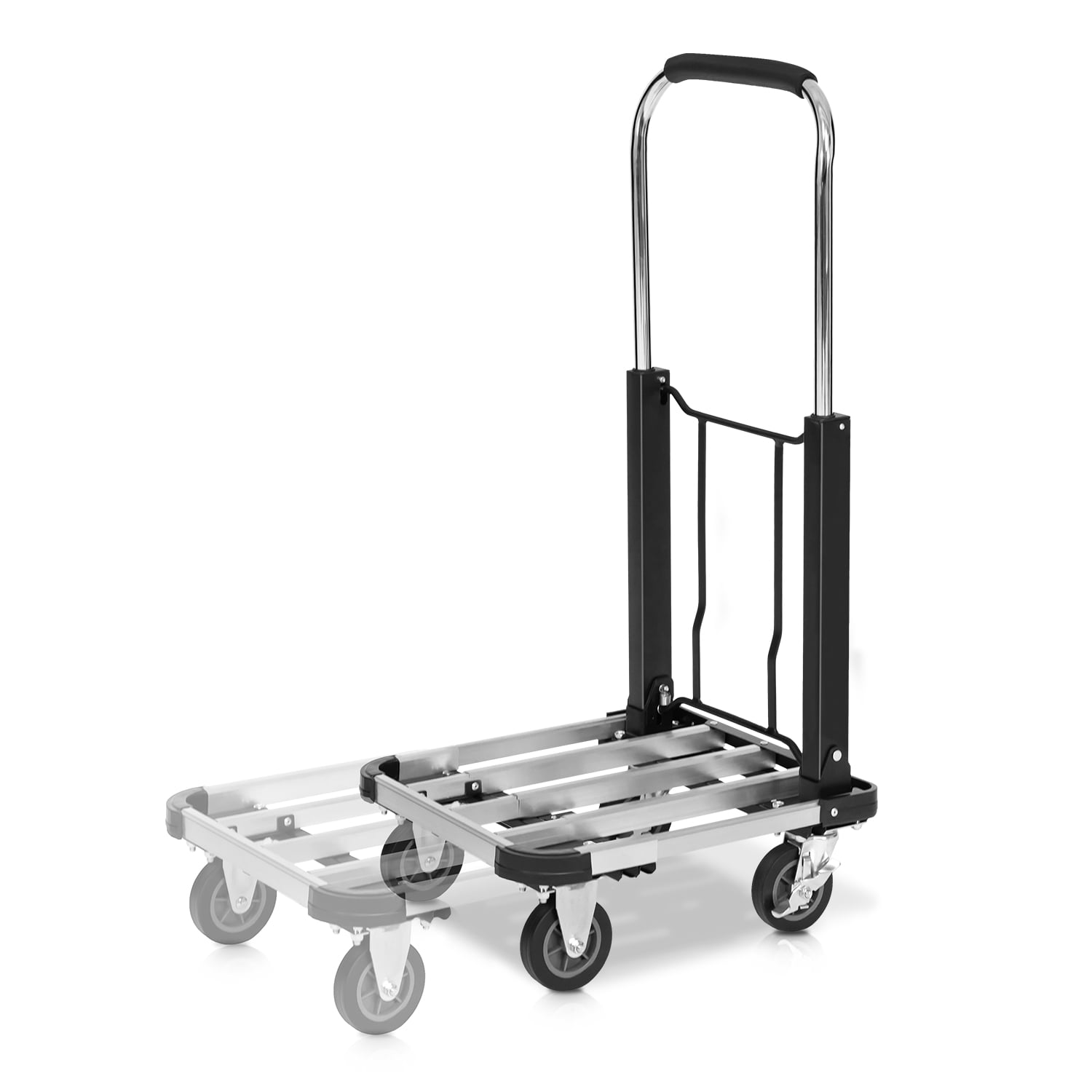Monibloom Foldable & Heavy Duty Telescoping Hand Truck Trolley