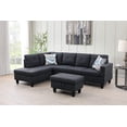 thumbnail image 1 of Monica 3 Piece Left Facing Sectional Sofa Set With Ottoman, 1 of 5