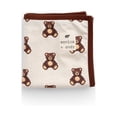 thumbnail image 1 of Monica + Andy Organic Cotton Baby Blanket, Soft Newborn Receiving & Coming Home Blanket, 32 x 32 Inch, 1 of 6