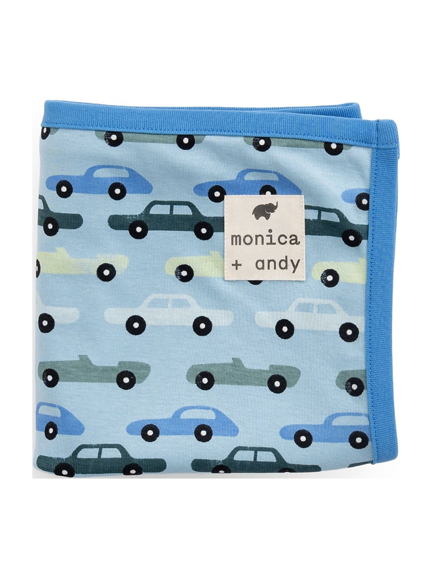 Monica + Andy Organic Cotton Baby Blanket, Soft Newborn Receiving & Coming Home Blanket, 32 x 32 Inch