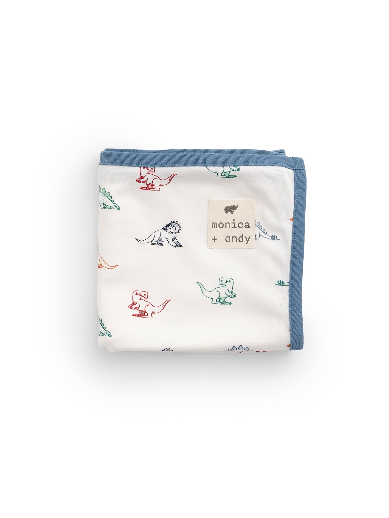 Monica + Andy Organic Cotton Baby Blanket, Soft Newborn Receiving & Coming Home Blanket, 32 x 32 Inch