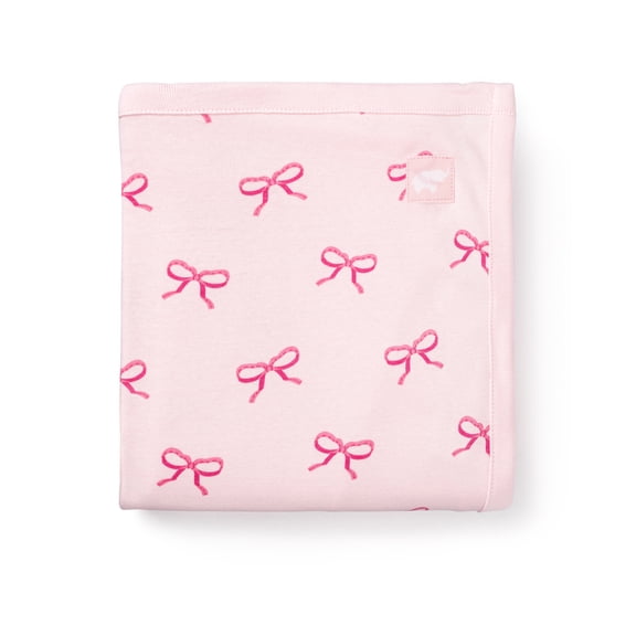 Monica + Andy Organic Cotton Baby Blanket, Soft Newborn Receiving & Coming Home Blanket, 32 x 32 Inch