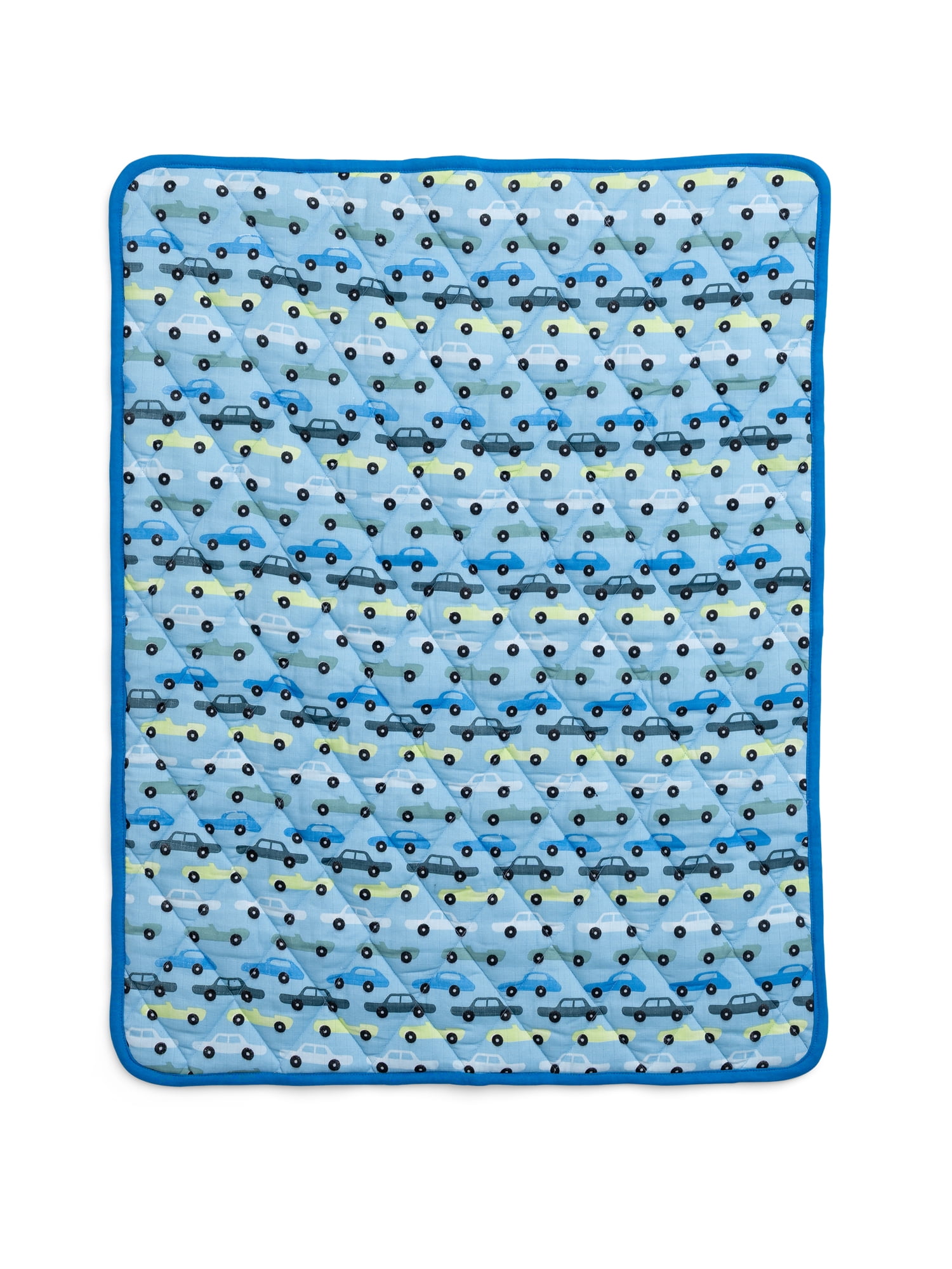 Monica + Andy Organic Cotton Muslin Toddler Throw Blanket, Soft Quilted Cotton Blanket, 30 x 40 Inch