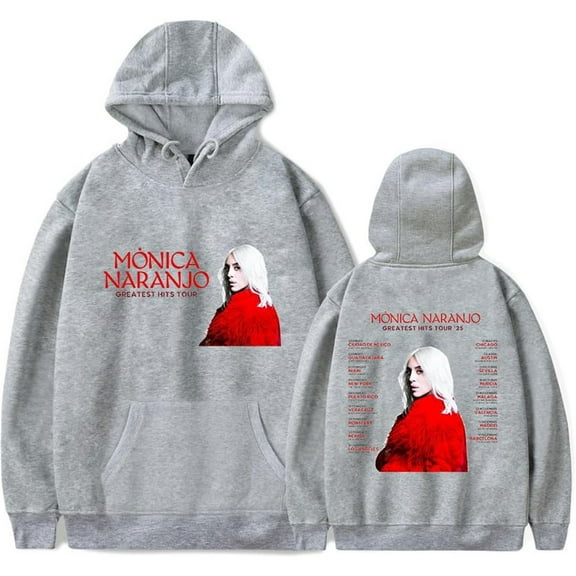 Monica Naranjo Greatest Hits Tour 2025 Merch Hoodie Pockets Drawstring Unisex Hooded Sweatshirt Fashion Clothing