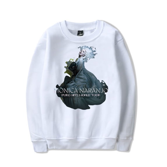 Monica Naranjo Puro Hits World Tour Crewneck Sweatshirt 2024 New Unisex Fashion Long Sleeve