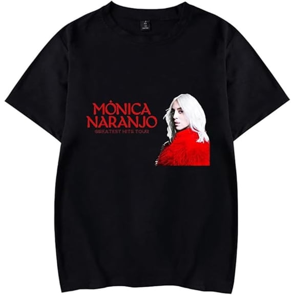 Monica Naranjo Tour 2025 Merch T-Shirt Women Men Vintage Fashion Short Sleeve Tee