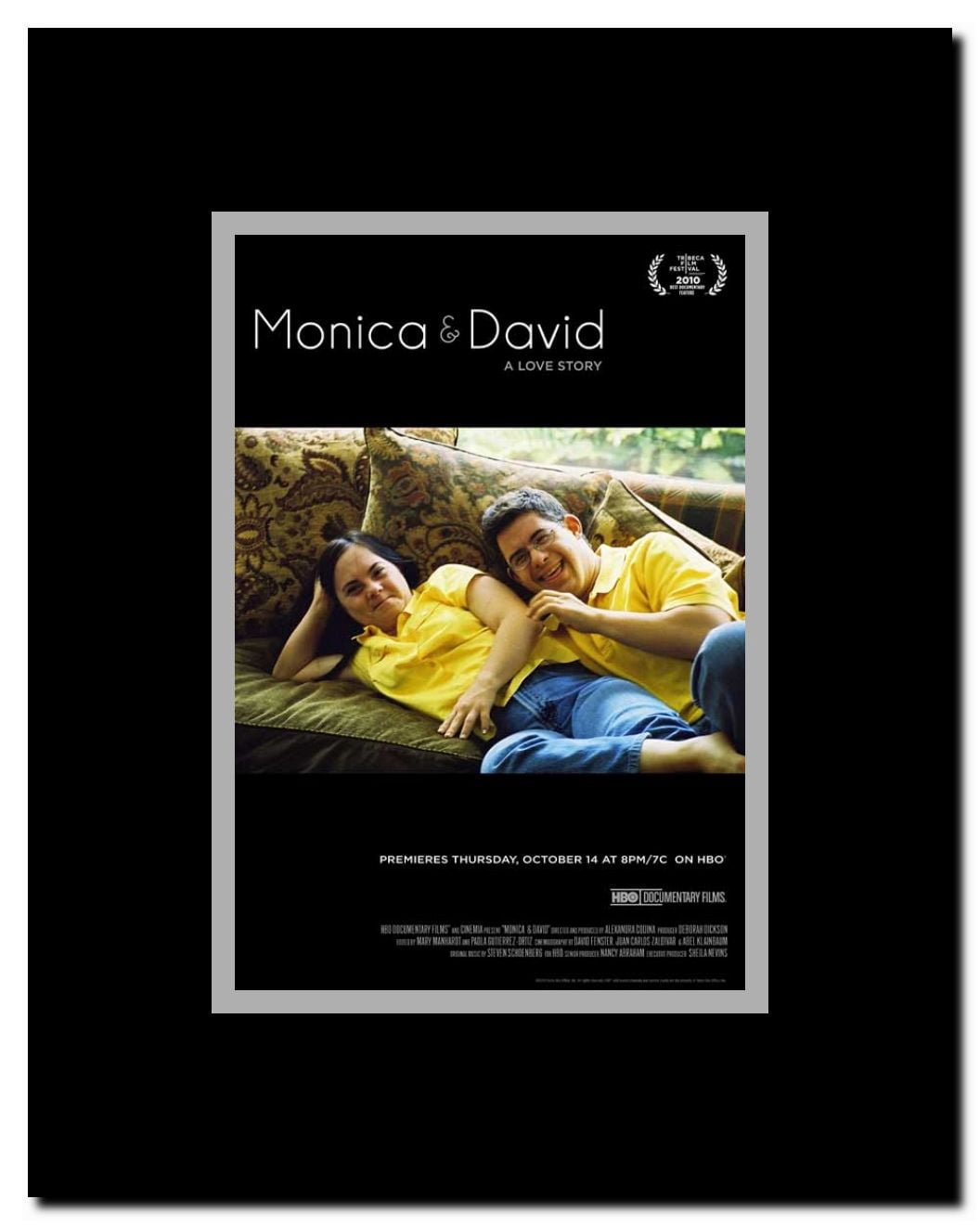Monica and David Framed Movie Poster