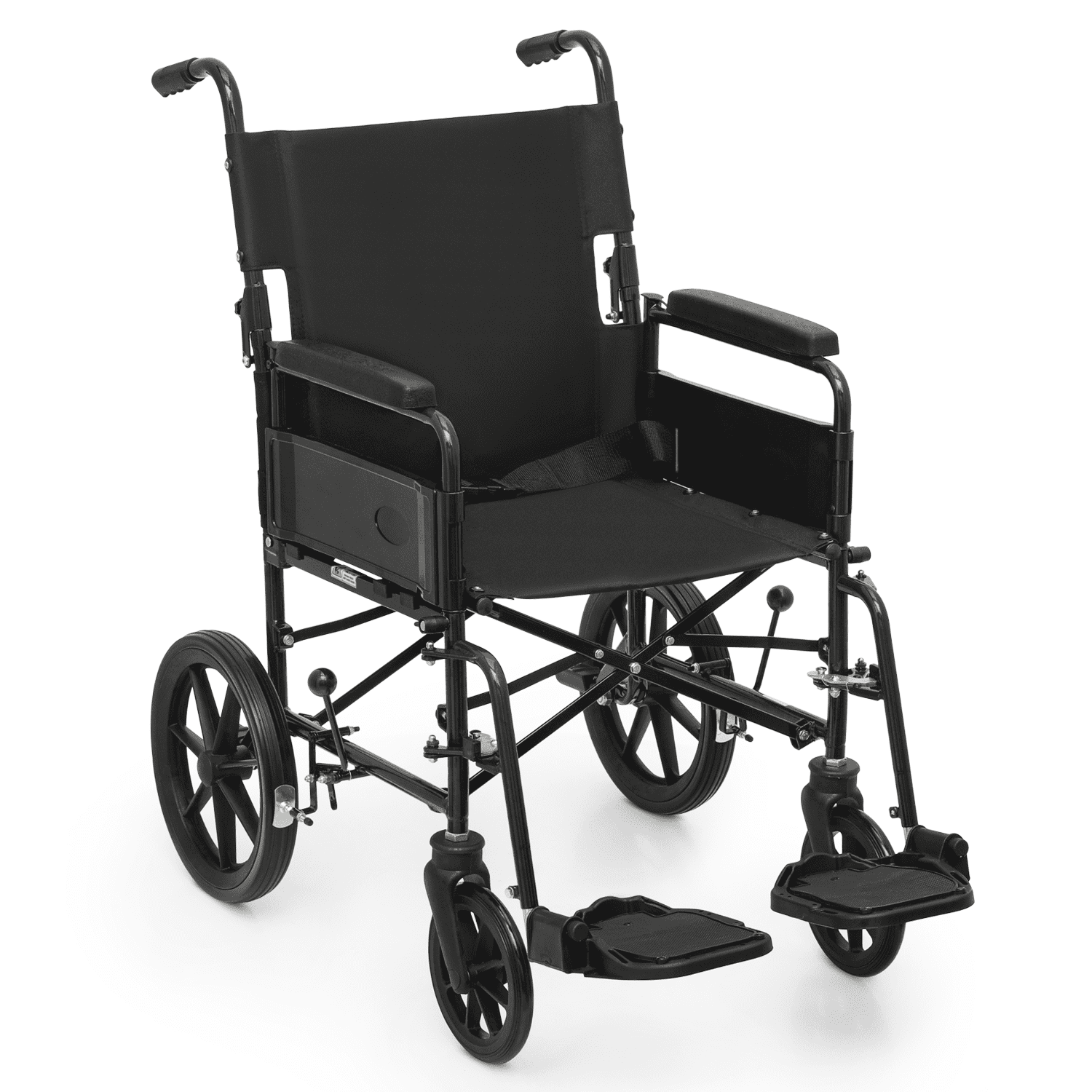 Monicare *FDA APPROVED* Transport Wheelchair, Folding Transport Chair with Swing Away Footrests