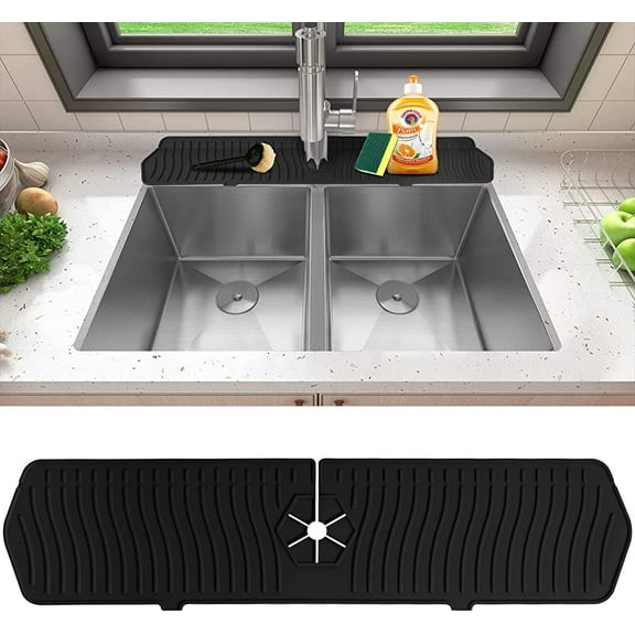 Monich Waterproof Silicone 5.5 in x 24 in Sink Mat