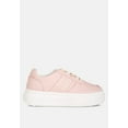 thumbnail image 1 of Monigue Faux Leather Cross Stitch Detail Sneakers, 1 of 11
