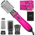thumbnail image 1 of Monika 4 in 1 1200W Hair Styler Auto Curler Hot Air Brush w/ Ionic Care Tech Straightening Curling Blow Drying, 1 of 12