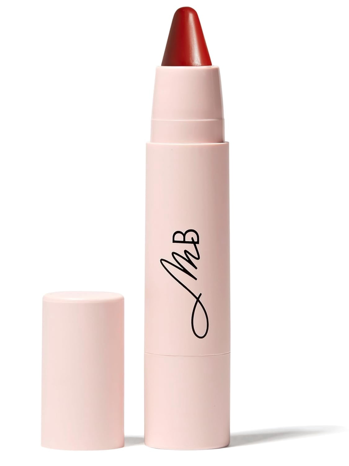 Monika Beauty Kissen Lush Lipstick Crayon Matilda Neutral Red Lip Color