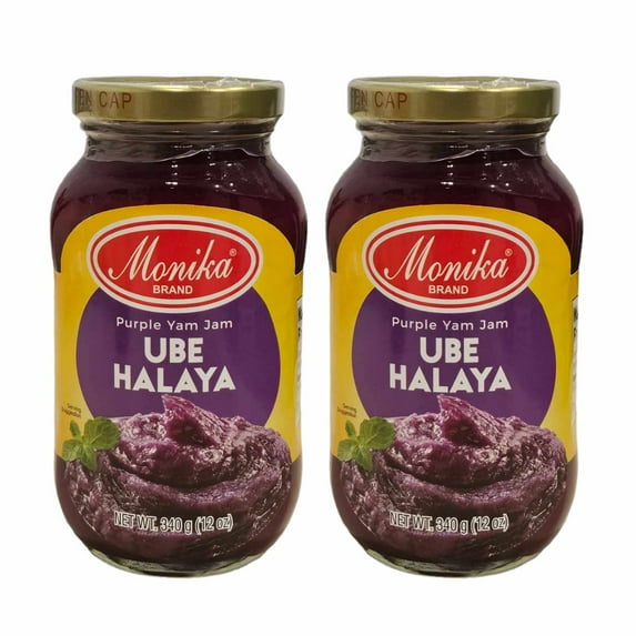 Monika Ube Halaya Purple Yam Jam 12oz bottle, Pack of 2