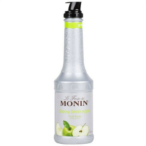 Monin 1 Liter Granny Smith Apple Fruit Puree