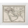 thumbnail image 1 of Monin 18x15 White Modern Wood Framed Museum Art Print Titled - Middle East Turkey in Asia Arabia Persia, 1 of 4