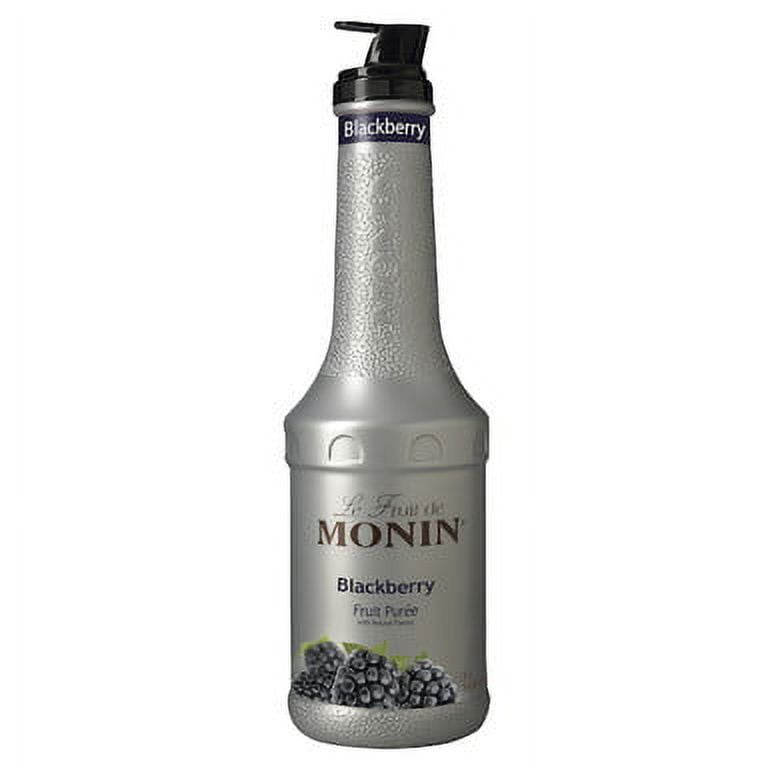 Monin Blackberry Puree, M-RP006F, 33.8 fl oz Bottle, 4/Case (21387706)