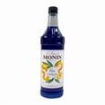 thumbnail image 1 of Monin  Blue Curacao Syrup, Intense Blue Color, Mild Curacao Orange Flavor, Great for Cocktails, Blue Lemonades. Gluten-Free, Non-GMO (1 Liter, 33.8 fl.oz), 1 of 6