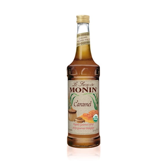 Monin Caramel Organic Syrup cs 6/750 ml