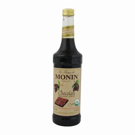 Monin Chocolate Organic Syrup cs 6/750 ml