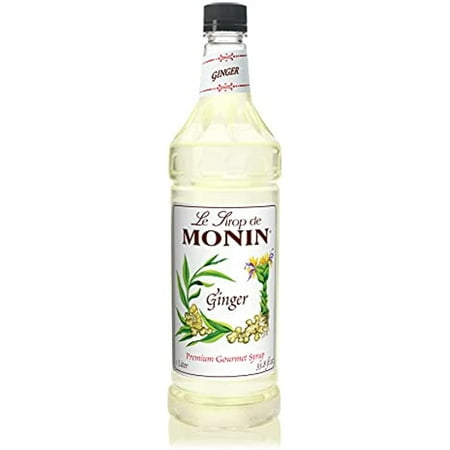 Monin Flavored Syrup, Ginger, 33.8-Ounce Plastic Bottle (1 Liter)