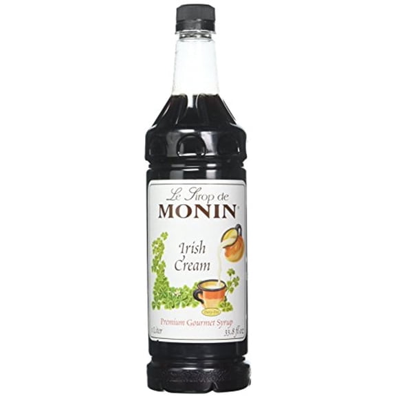 Monin Flavored Syrup, Irish Cream, 33.8-Ounce Plastic Bottle