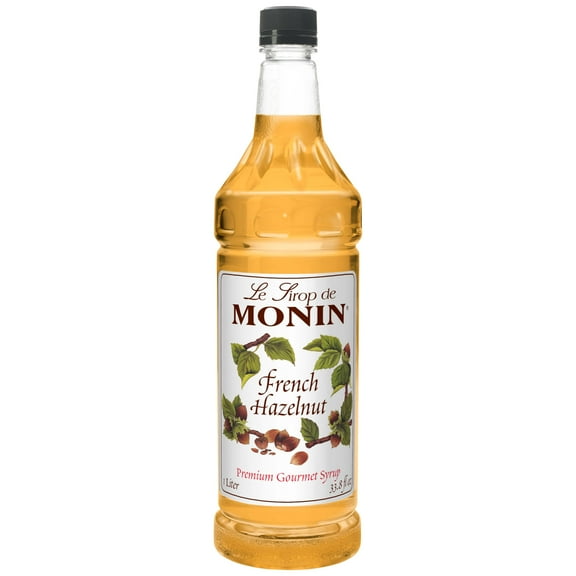 Monin French Hazelnut Premium Gourmet Syrup, 1 Liter -- 4 per case.
