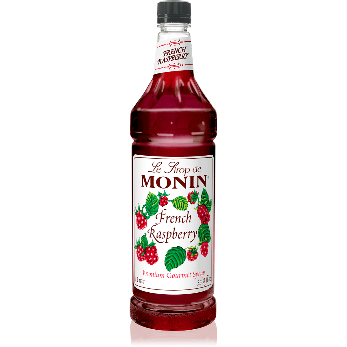 Monin French Raspberry Syrup PET cs 4/1 ltr - Walmart.com