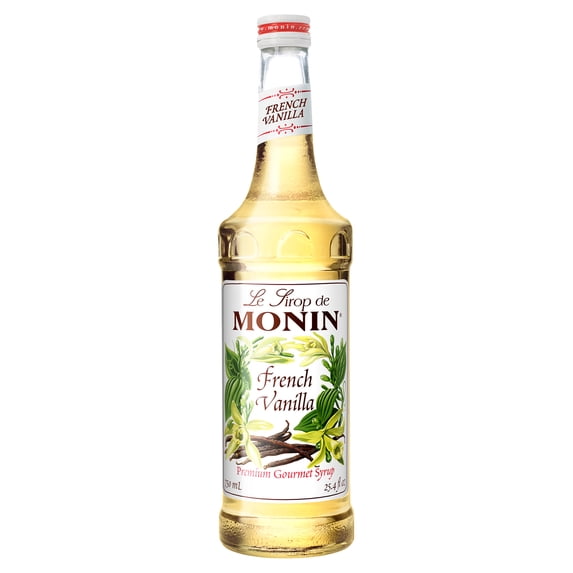 Monin - French Vanilla Syrup, Versatile Flavor, Natural Flavors, Great For Coffees, Cocktails, Shakes, And Kids Drinks, Vegan, Non-Gmo (750 Ml)