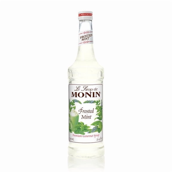 Monin Frosted Mint Syrup cs 12/750 ml