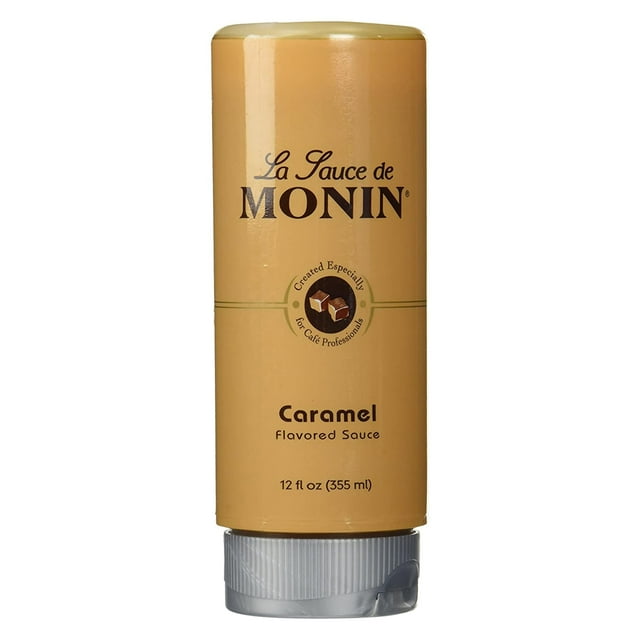 Monin Gourmet Caramel Sauce, Rich and Buttery, Great for Desserts