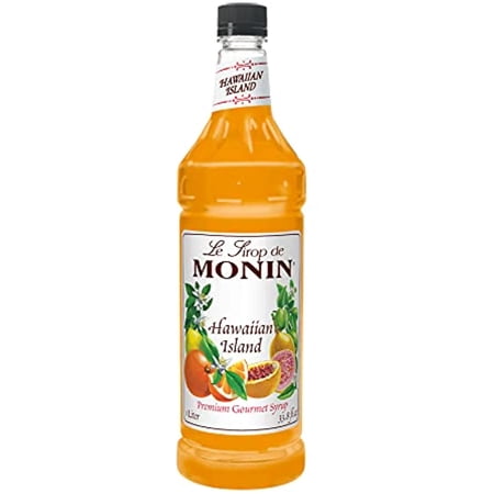 Monin Hawaiian Island Syrup, 1 Liter Pet Bottle