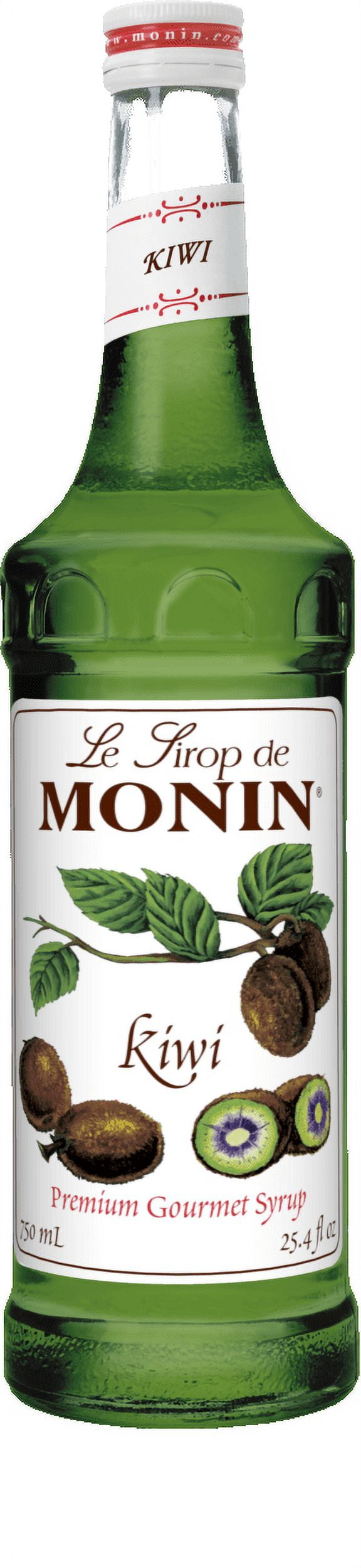 Monin Kiwi Syrup, Uniquely Juicy and Refreshing Flavor of Kiwi. Great