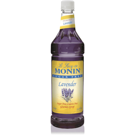 Monin Lavender Sugar Free Syrup PET cs 4/1 ltr
