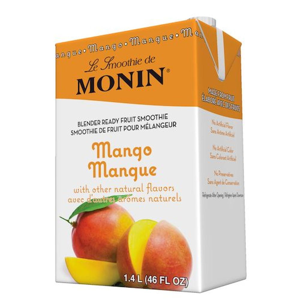 Dr. Smoothie Mango Tropics Smoothie Concentrate - 46 Oz Bottle, All Natural Fruit Blend