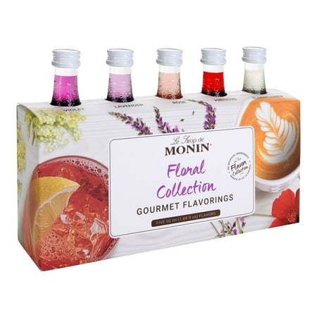Monin Mini Floral Syrup Collection 8.5 oz