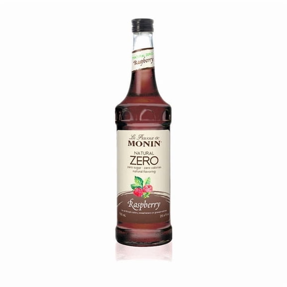 Monin Natural Zero Raspberry Syrup cs 6/750 ml