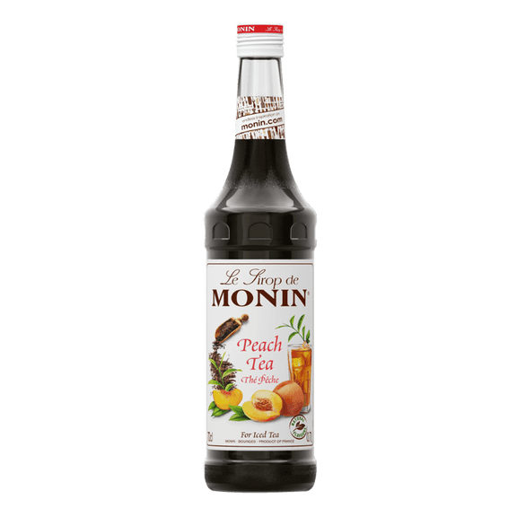 Monin Peach Tea Drink Mix Concentrate cs 12/750 ml