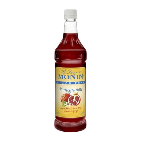 Monin Pomegranate Syrup Sugar Free PET cs 4/1 ltr