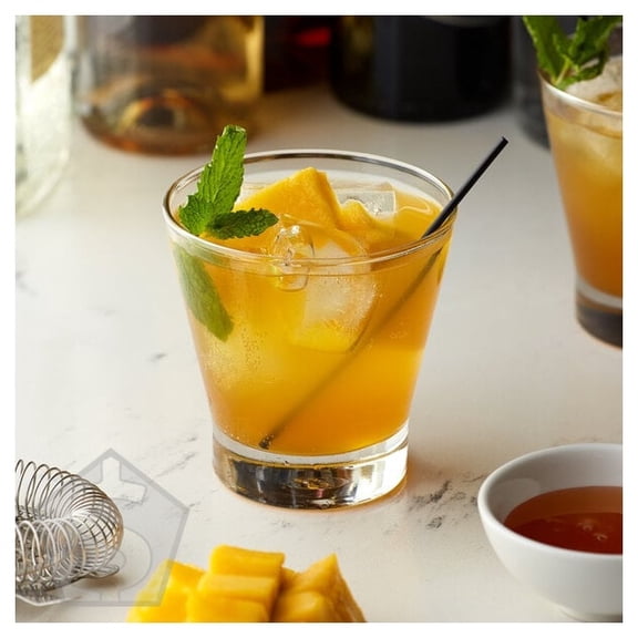 Monin Premium Honey Mango Flavoring Syrup 1 Liter - 4/Case