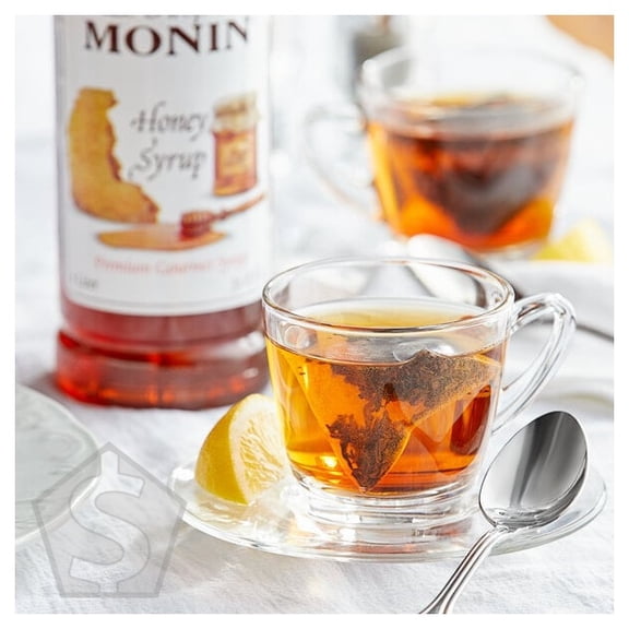 Monin Premium Honey Syrup 1 Liter - 4/Case