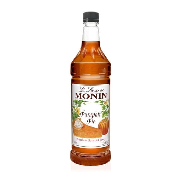 Monin Pumpkin Pie Syrup PET cs 4/1 ltr